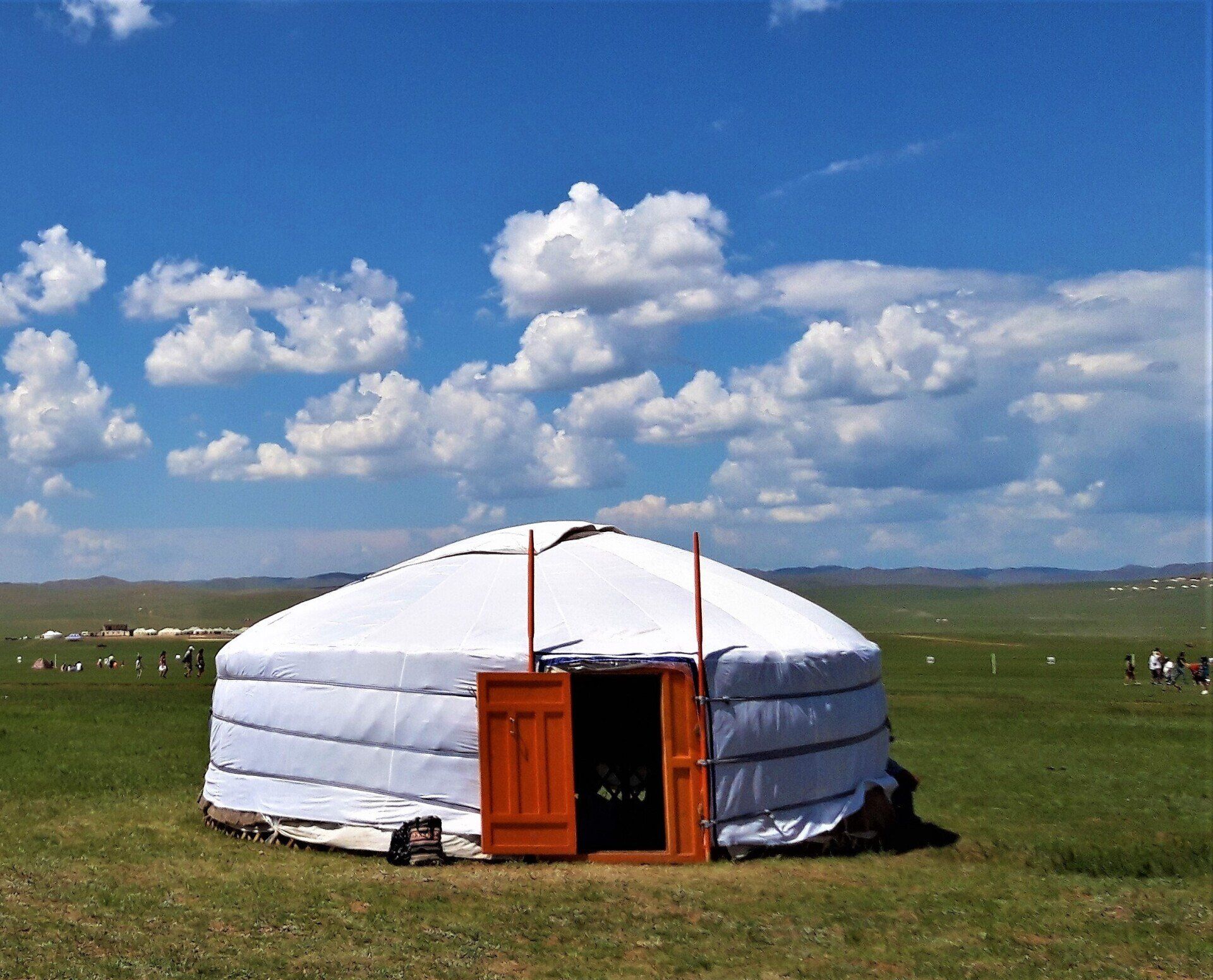Jurte in der Mongolei - Rundreise durch die Mongolei Geograf Exkursionen