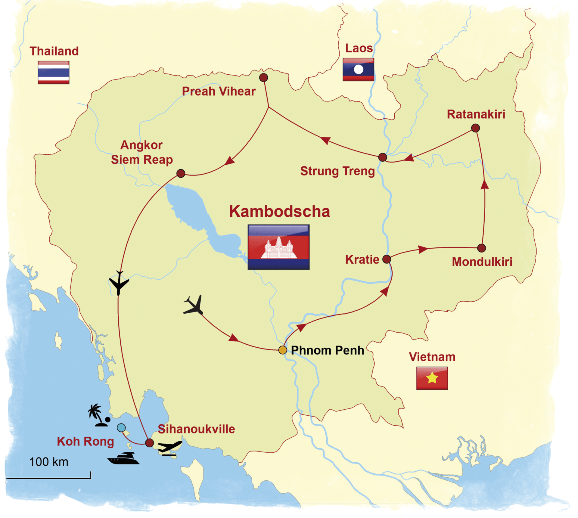 Kambodscha Rundreise