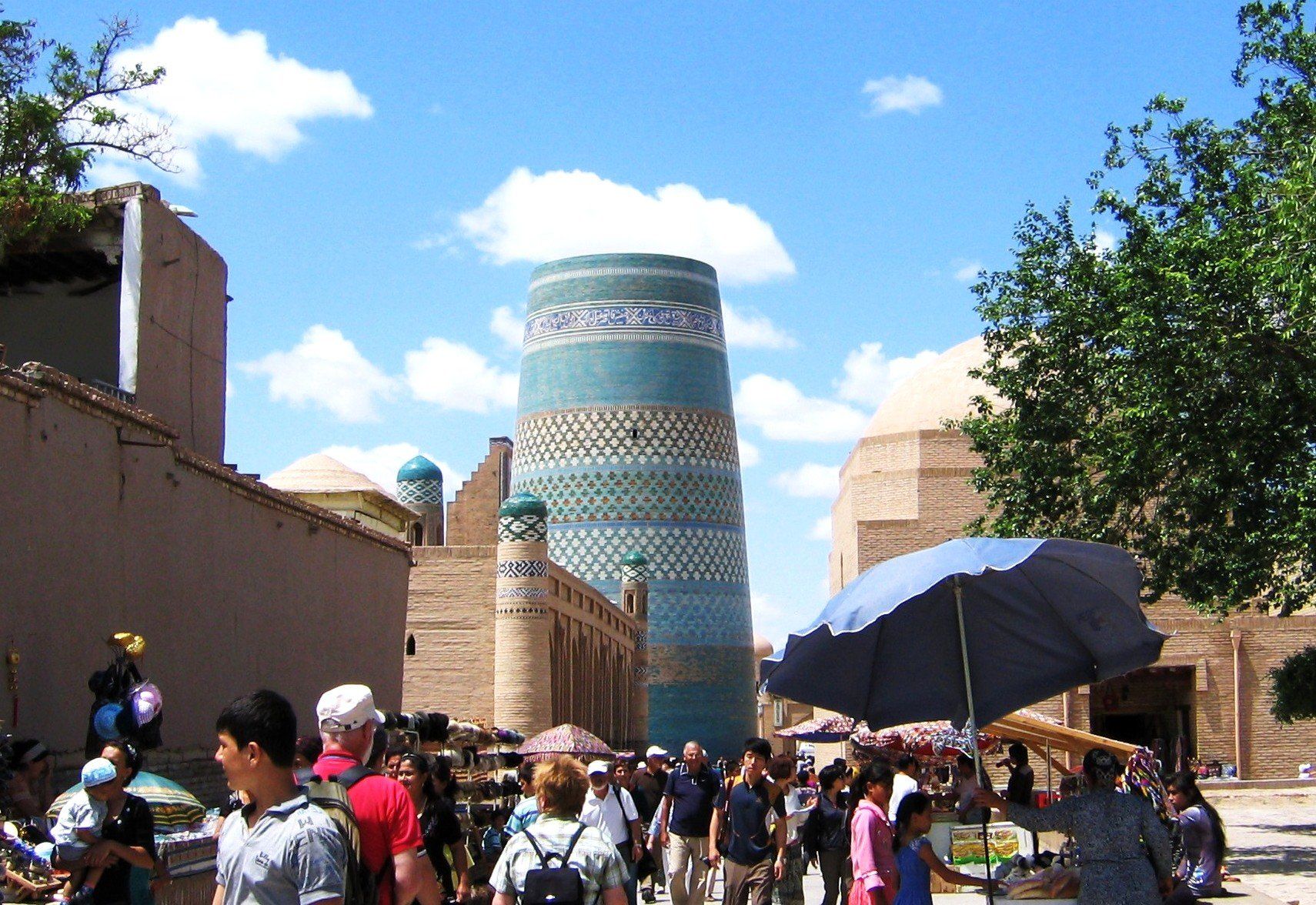 In Khiva in der Altstadt
