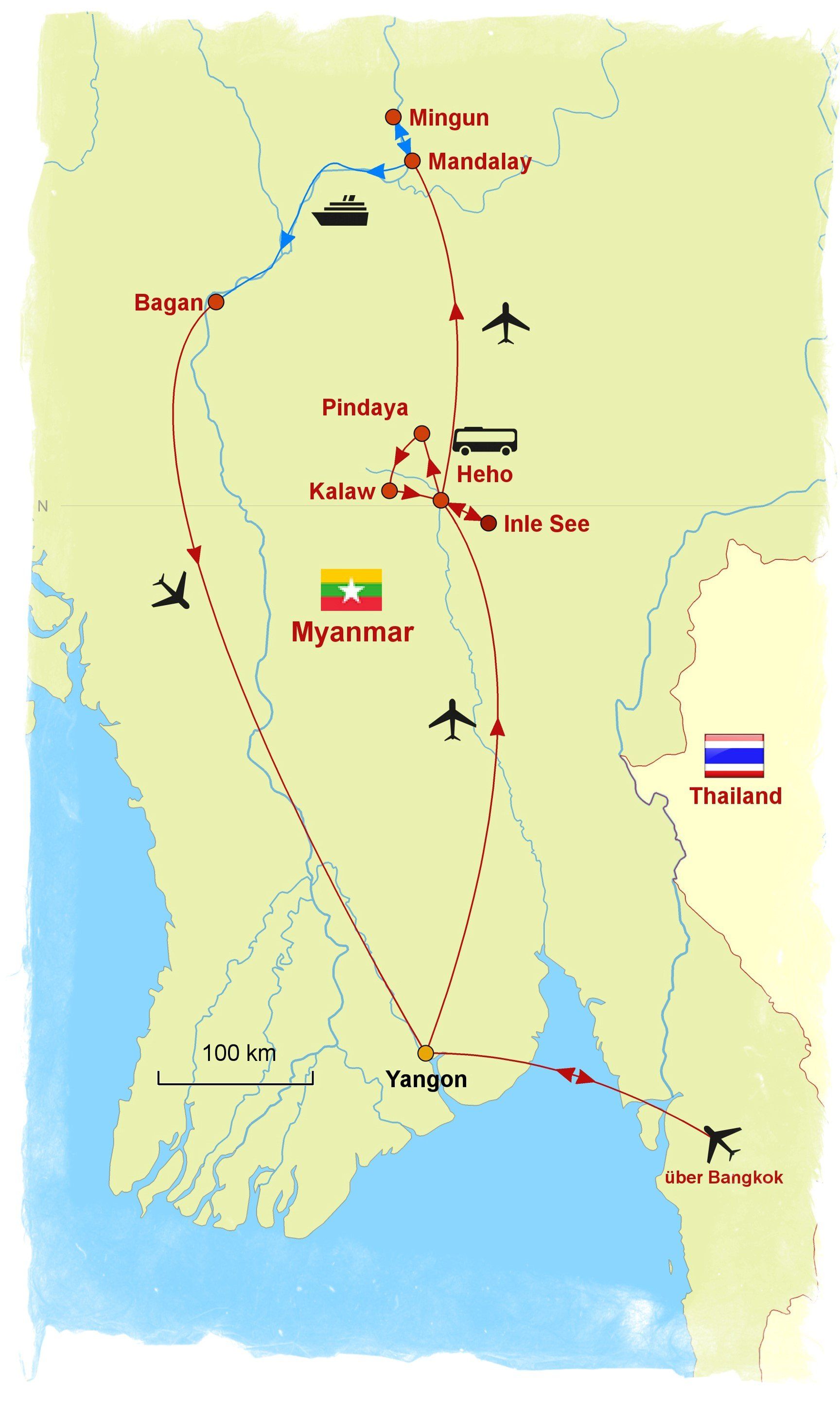 Myanmar Rundreise 17 Tage