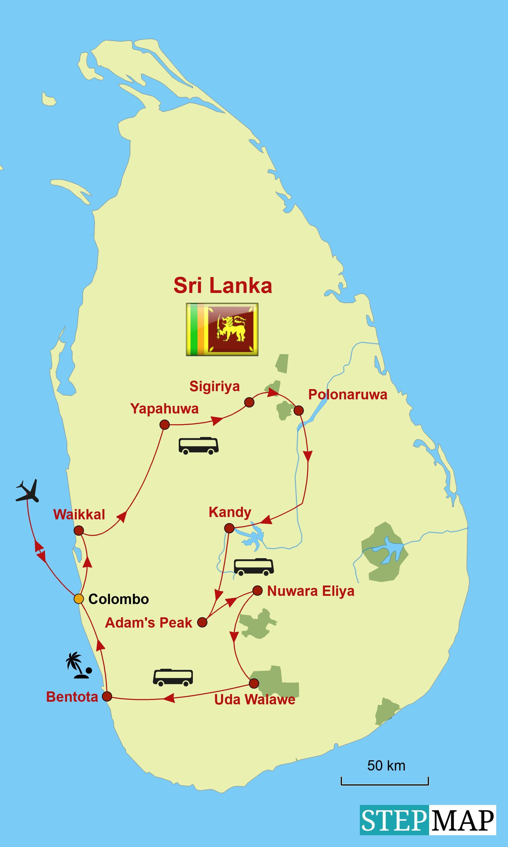 Sri Lanka-Rundreise mit Geograf Exkursionen