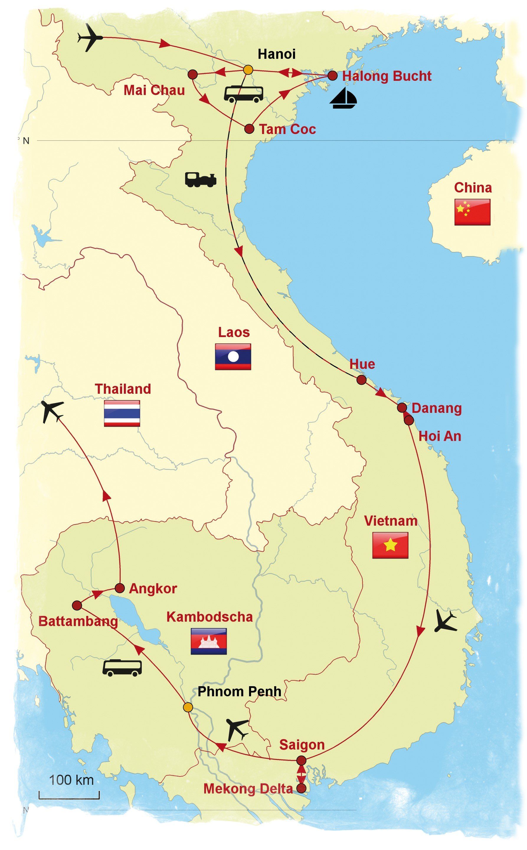 Vietnam & Kambodscha-Rundreise mit Geograf Exkursionen