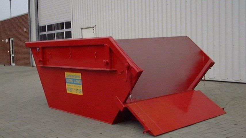 5,5 m³ Absetzcontainer mit Klappe