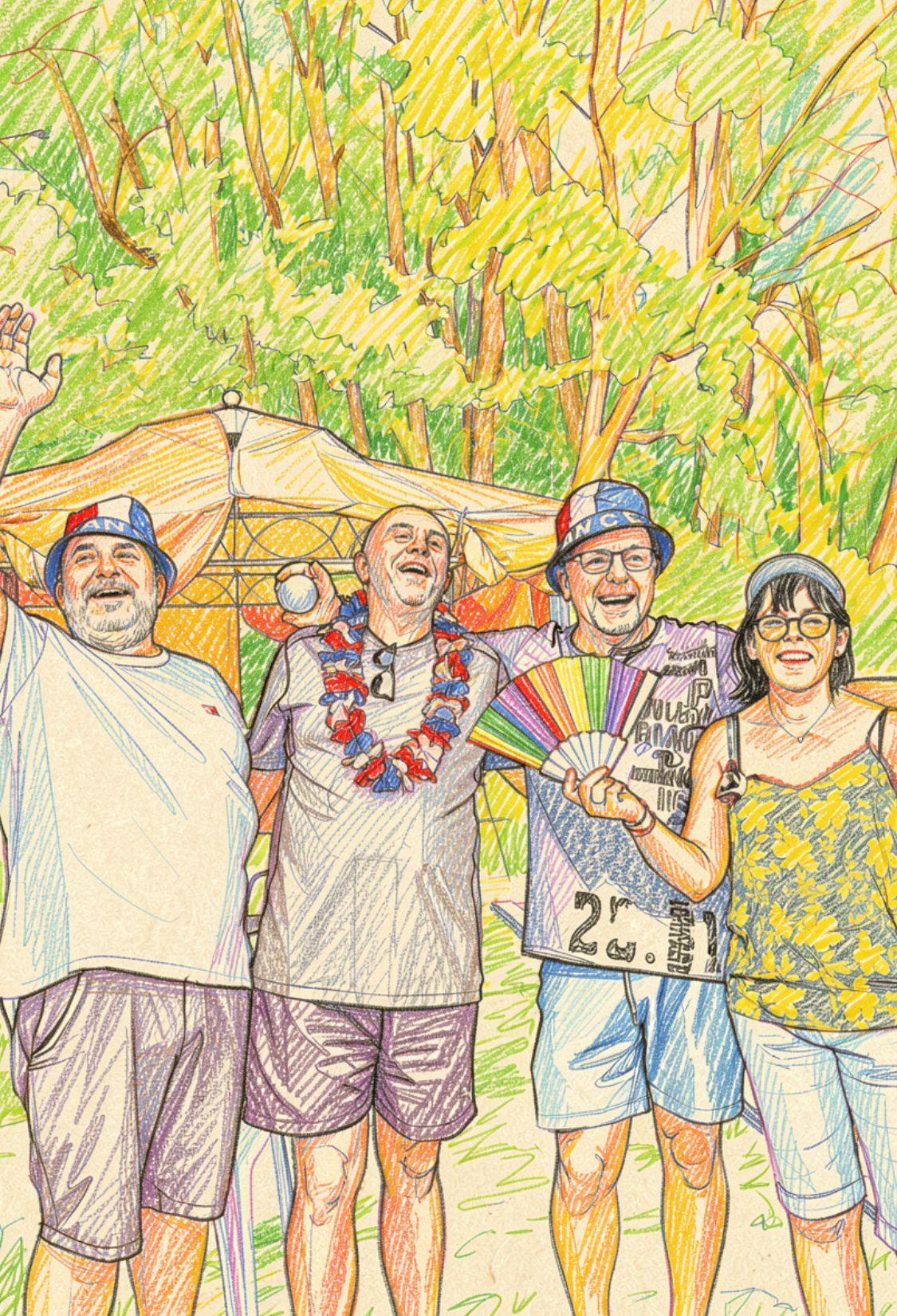 concours de pétanque à la Soleiade
Les merguez équipe vainqueur!
juin 2026