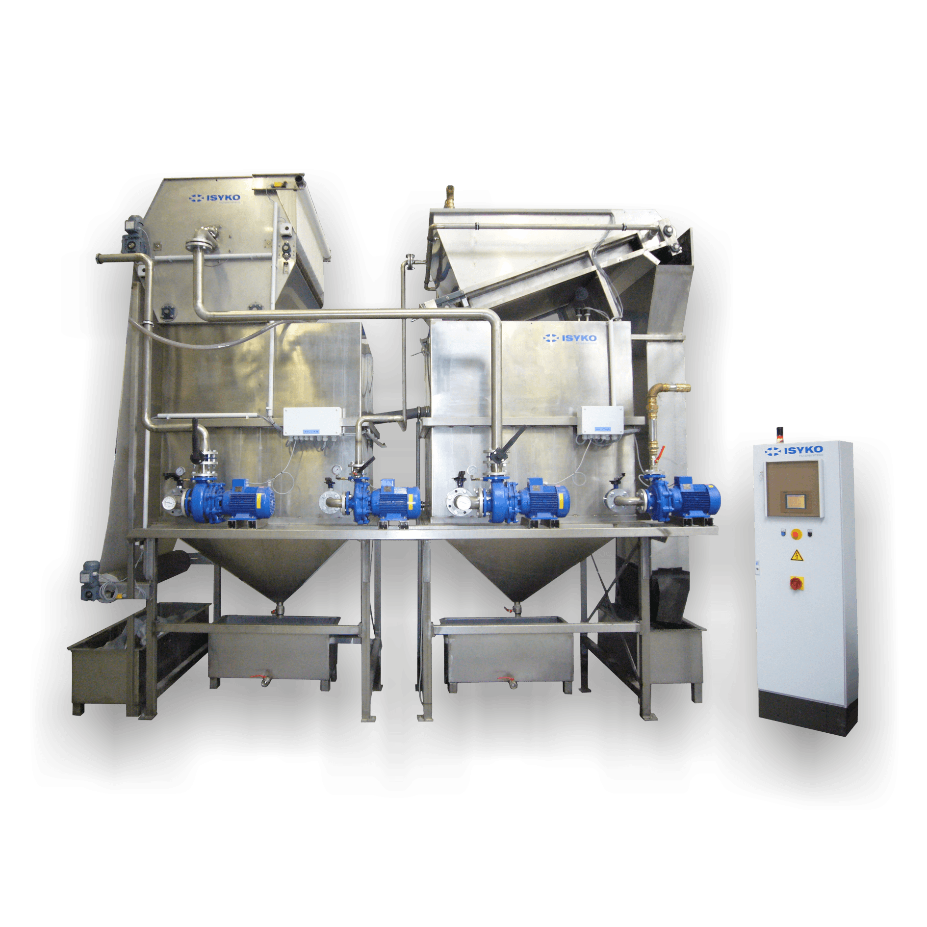 Endlosbandfilter, Endlosfilter, Schrägbandfilter Endlosfilterband von ISYKO Filtersysteme