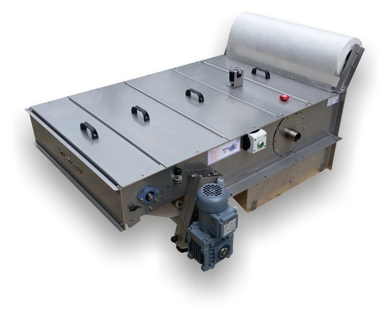 Schrägbettfilter aus Edelstahl von ISYKO Filtersysteme Bandfilter, Schrägbandfilter, Schrägbettfilter aus Edelstahl von ISYKO Filtersysteme