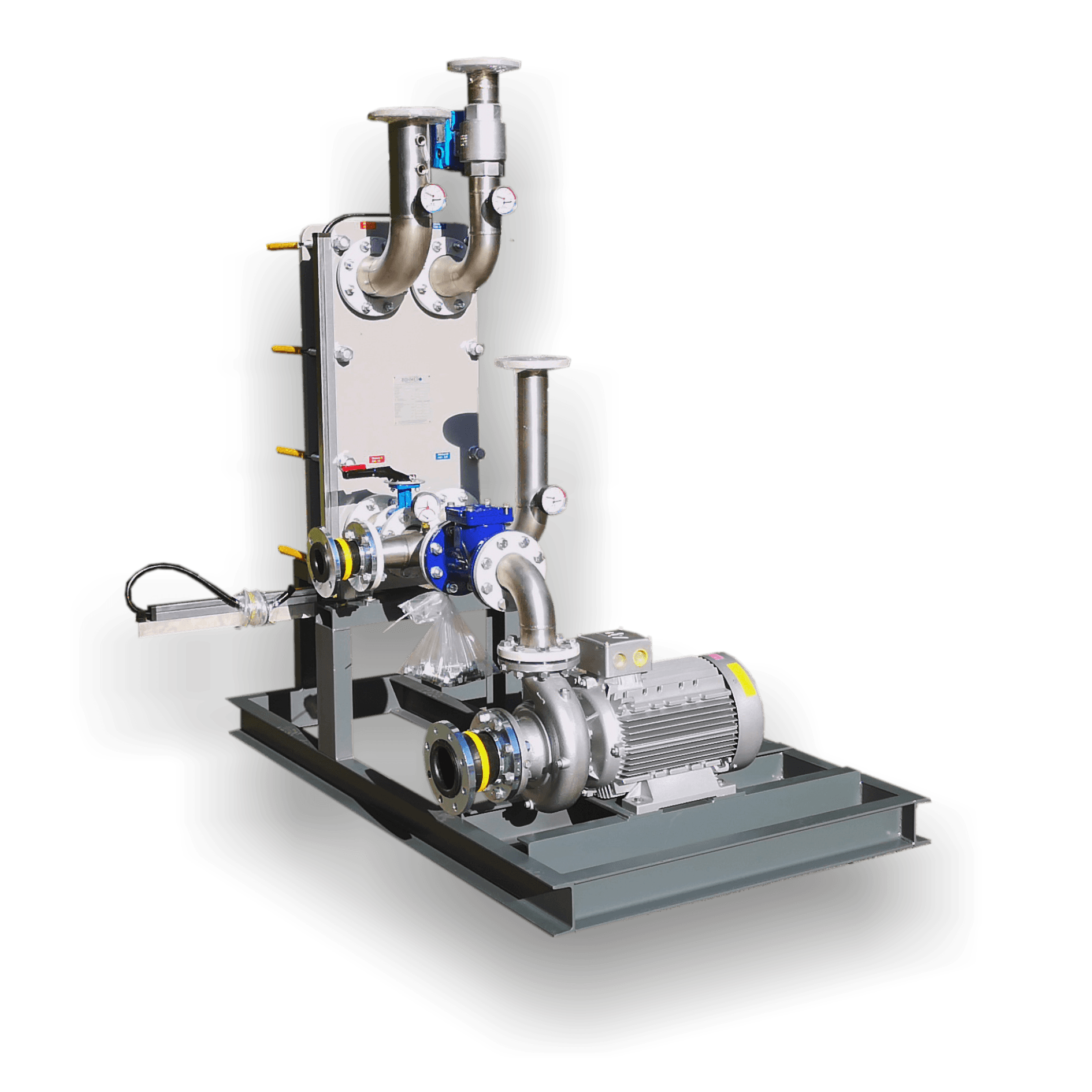 Temperierstation, Kühlstation, Kühlblock, Temperierblock, Wärmetauscher, Kühlpumpe © ISYKO Filtersysteme