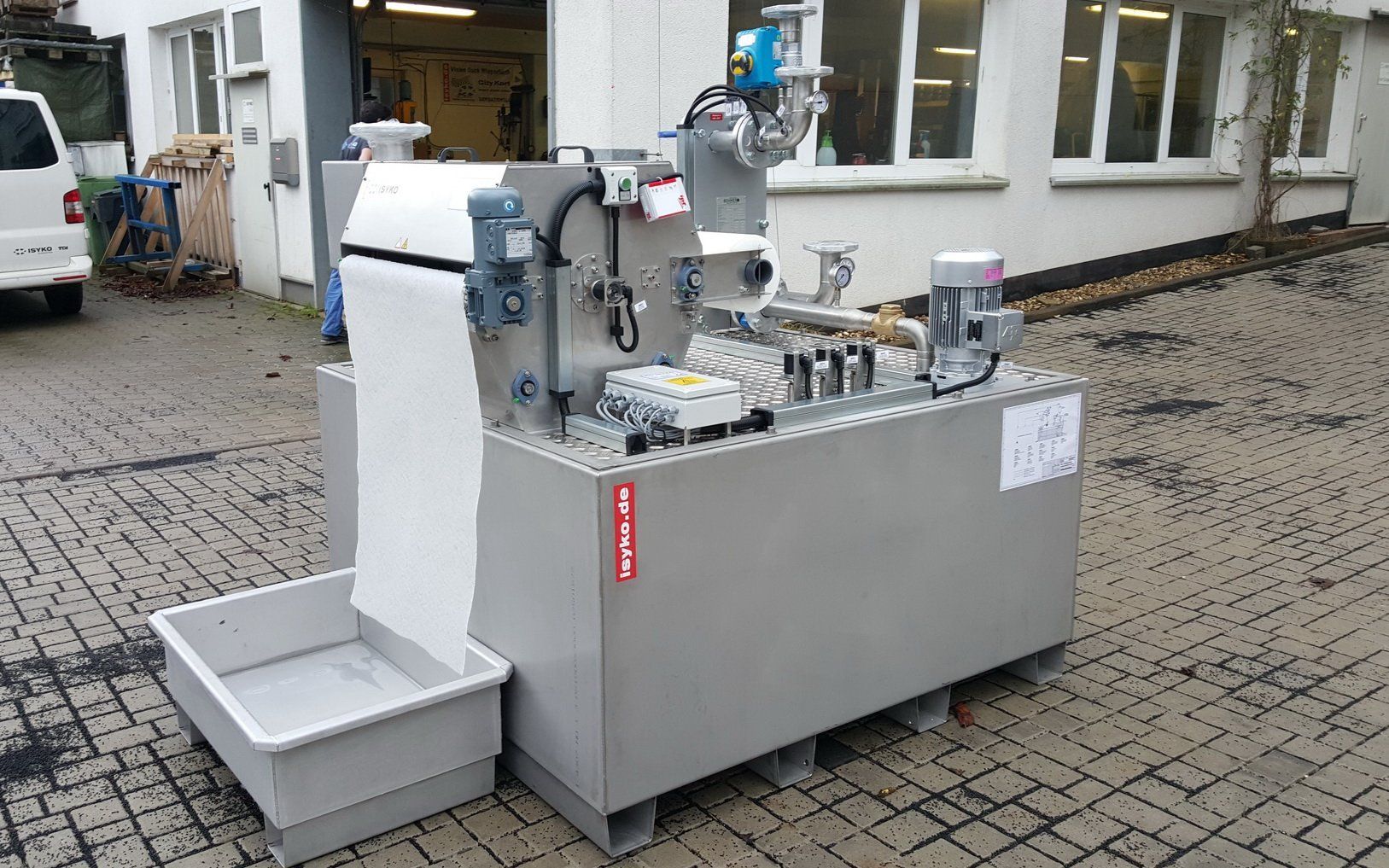 Bandfilteranlage für kleine Mengen von ISYKO Filtersysteme Bandfilteranlage für kleine Mengen von ISYKO Filtersysteme