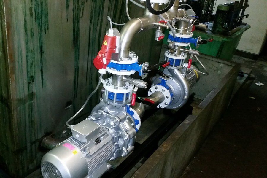 Rückförderstation mit direktem Systemanschluß ISYKO Filtersysteme Rückförderstation, Hebestation von ISYKO Filtersysteme