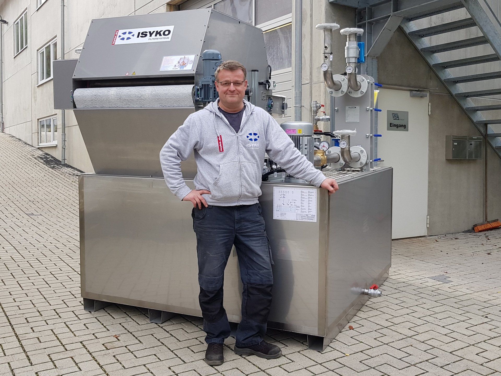 Volker Koczkowski , Inhaber ISYKO Filtersysteme, früher Schönauer GmbH bis 2003 2018 Inhaber ISYKO Filtersysteme - Volker Koczkowski