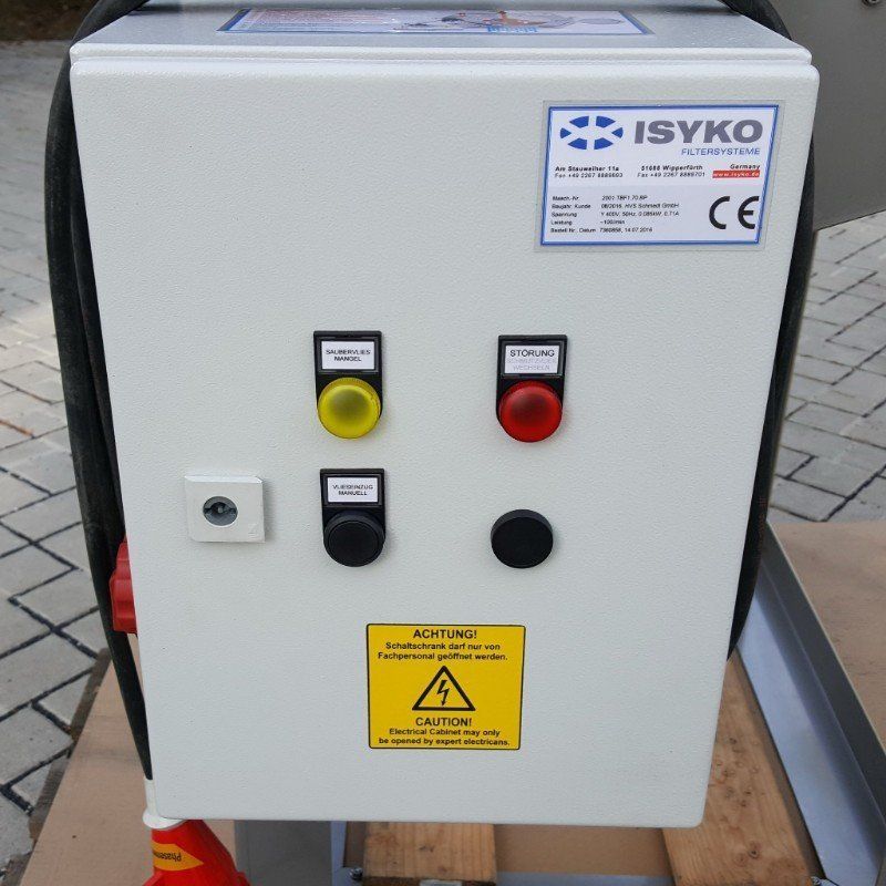 Steuerschrank mit Siemens LOGO für Bandfilter von ISYKO Filtersysteme