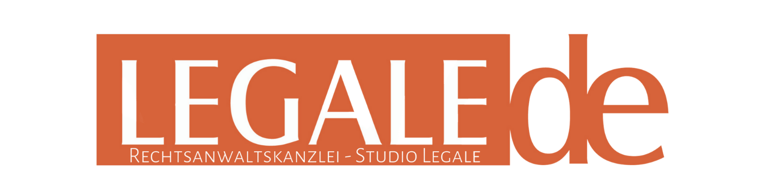 Il logo di LEGALEde, studio legale italiano, di avvocati specializzati in  diritto tedesco e italiano.