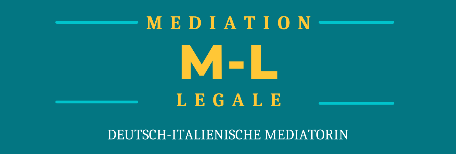 Das Logo von einer deutsch-italienischen Mediatorin