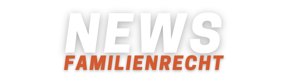 Eine dynamische Grafik, die das Thema Familienecht hervorhebt, eingebettet in einer Webseite mit aktuellen Nachrichten und Entwicklungen im Bereich des deutschen und italienischen Familienrechts. Im Zentrum des Bildes stehen die Wörter 'News' und 'Familienrecht' in kraftvollen, auffälligen Buchstaben, symbolisch für die ständige Aktualität und Wichtigkeit von Familienrechtsangelegenheiten in beiden Ländern