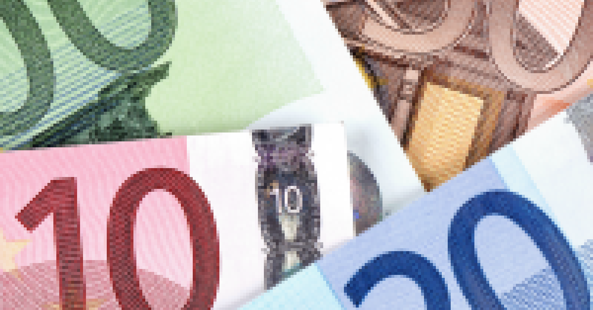 Incidental costs when purchasing real estate in Italy Various euro banknotes and coins referring to the European currency in connection with the ancillary costs of purchasing construction real estate, Italy.