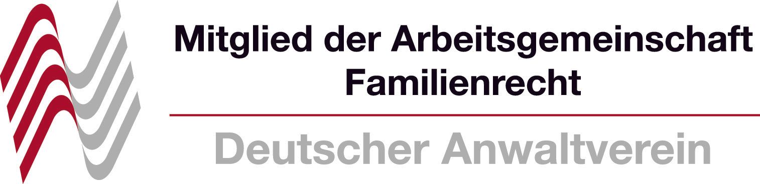 Ein Logo mit den Worten „Arbeitsgemeinschaft Familienrecht“ zur Darstellung einer italienischen Familienrechtspraxis.