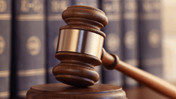 Gavel of a judge dealing with divorce in Germany.