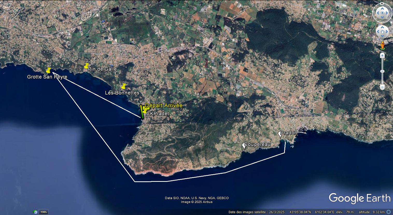 Parcours Est du plus rapide 10 kms