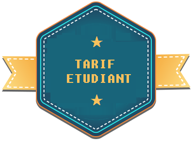 *sur présntation de la carte étudiant