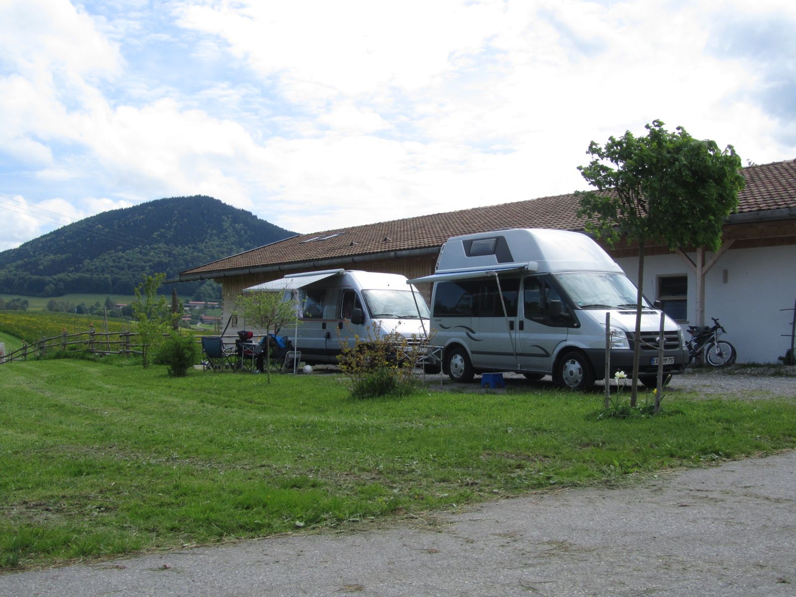 Camping in den Bergen