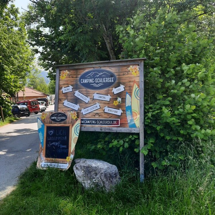 Eingang Campingplatz Schliersee
