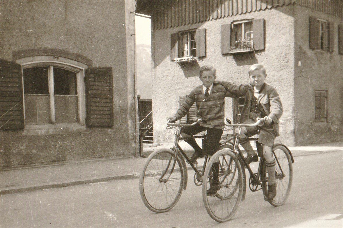 Franz Xaver Weinhart II mit seinem Bruder Lorenz Weinhart - Schlierseer Kindl