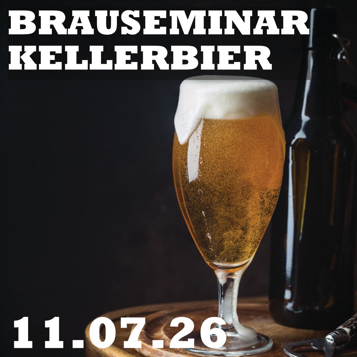Kellerbier ist ein perfektes Bier für einen Braukurs