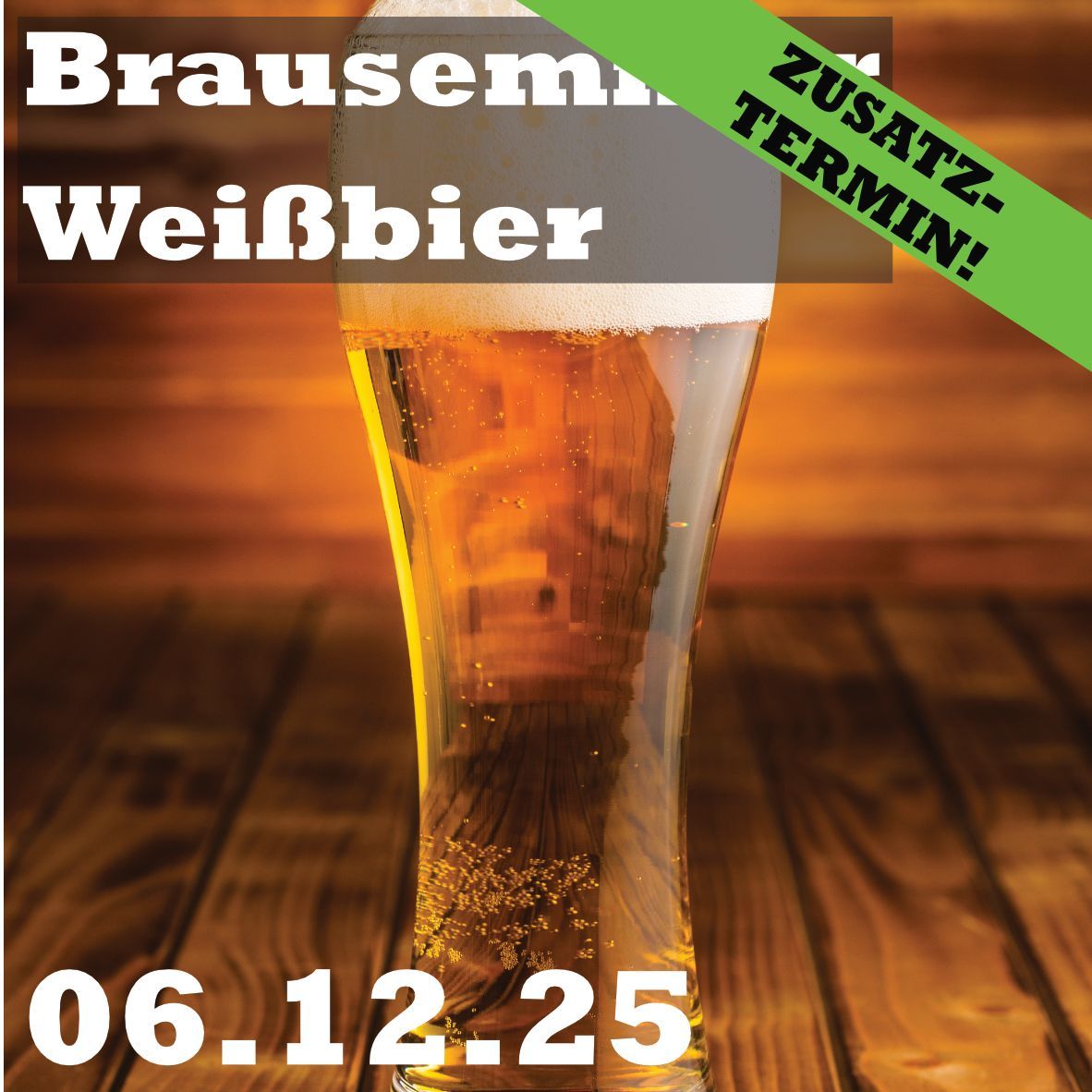 Ort: Schliersee. Wir brauen in unserem Braukurs   ein Weißbier, den