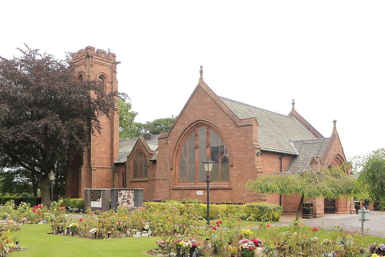 Garden of remembrance Anfield Crematorium and cemetery