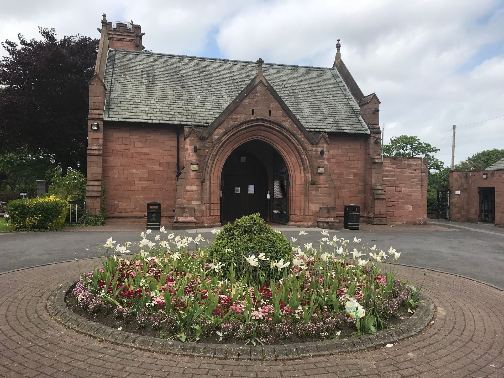 Anfield Crematorium gardens and chapel