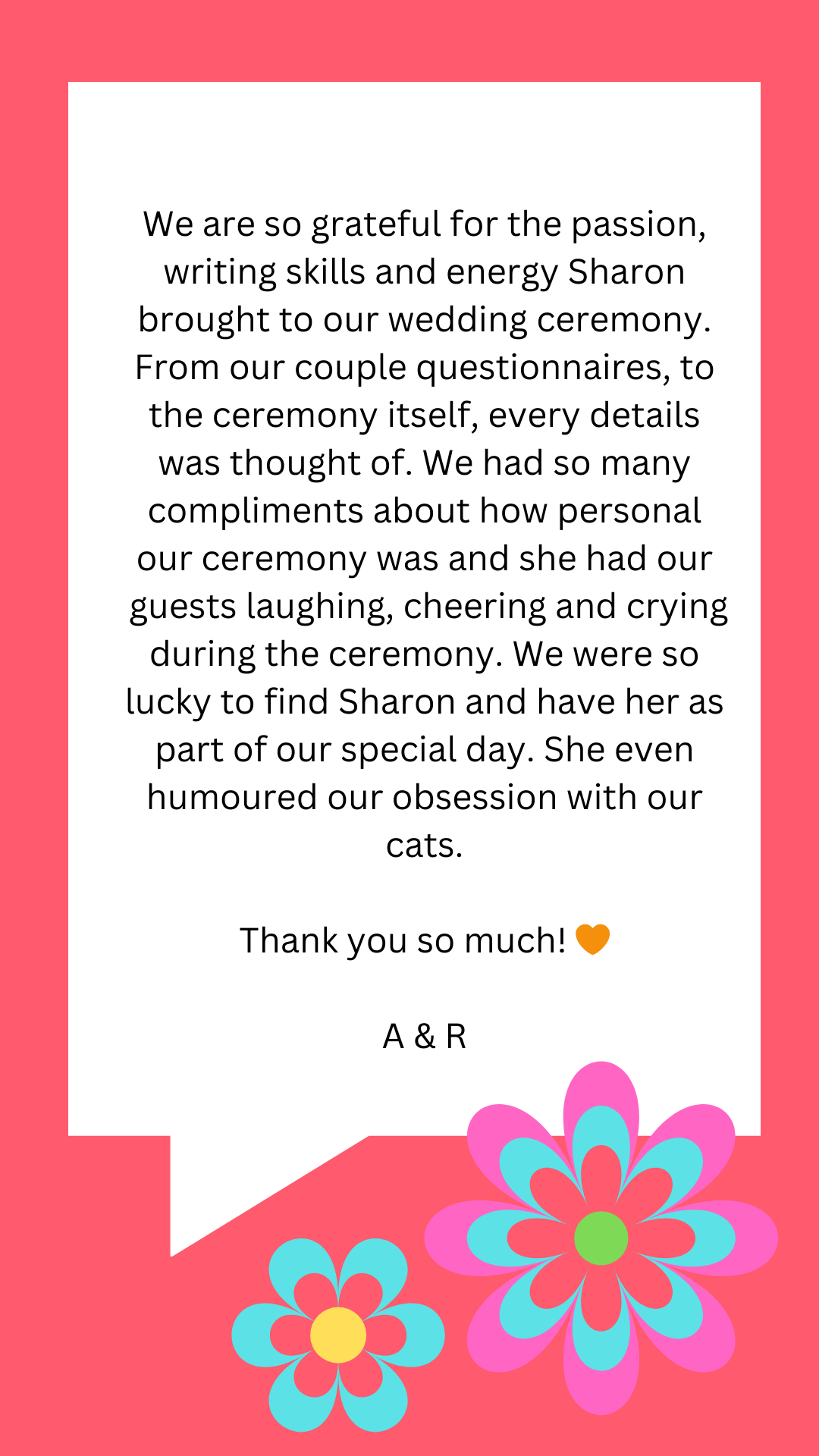 Sunflower Ceremonies Reviews