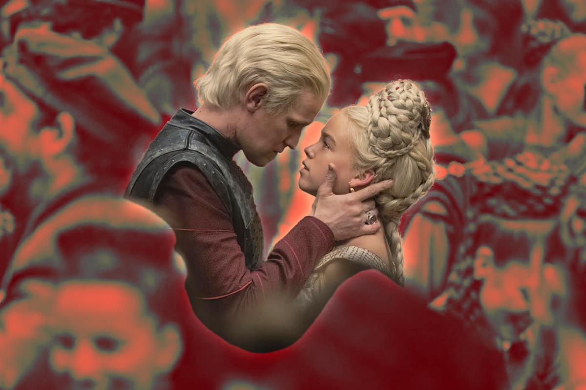 Daemon y Rhaenyra Targaryen