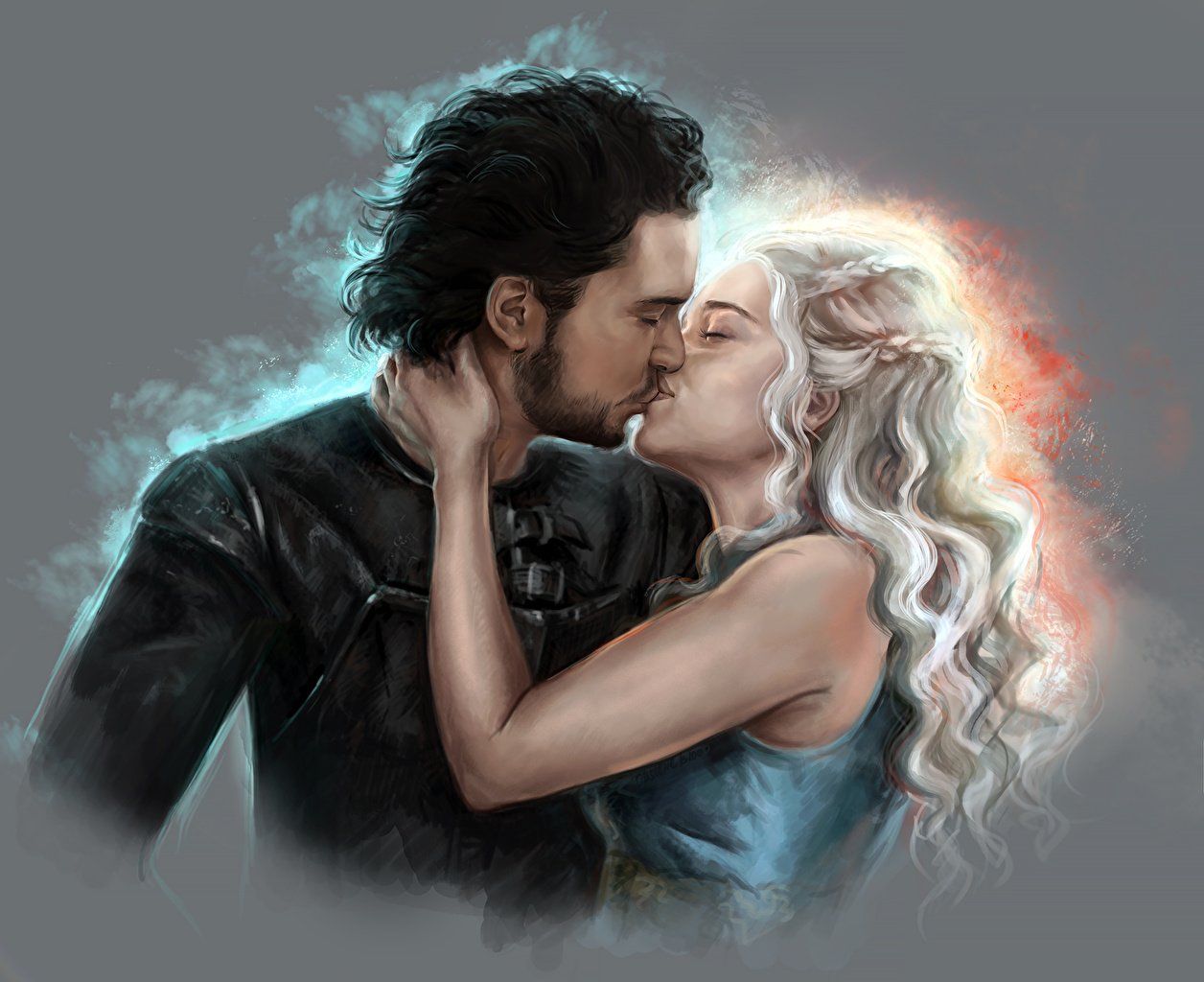 Daenerys Targaryen y Jon Snow