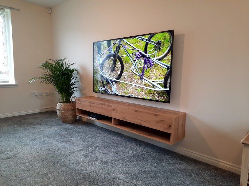 Wall mounting TV installations