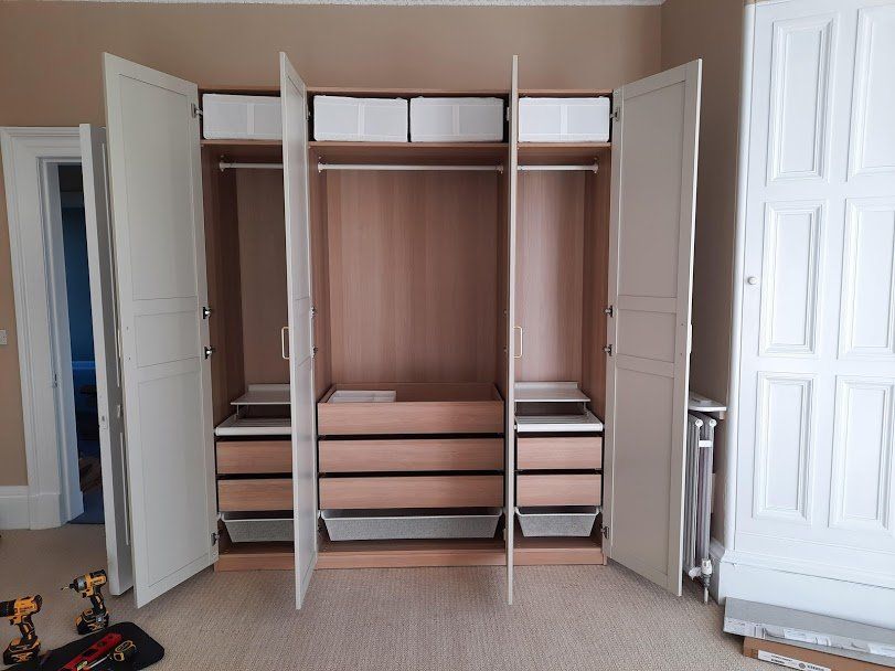 flatpack wardrobe with drawers Ikea flat pack wardrobe assembled