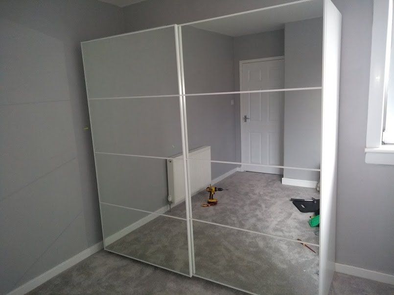 assembled sliding door wardrobe in Edinburgh