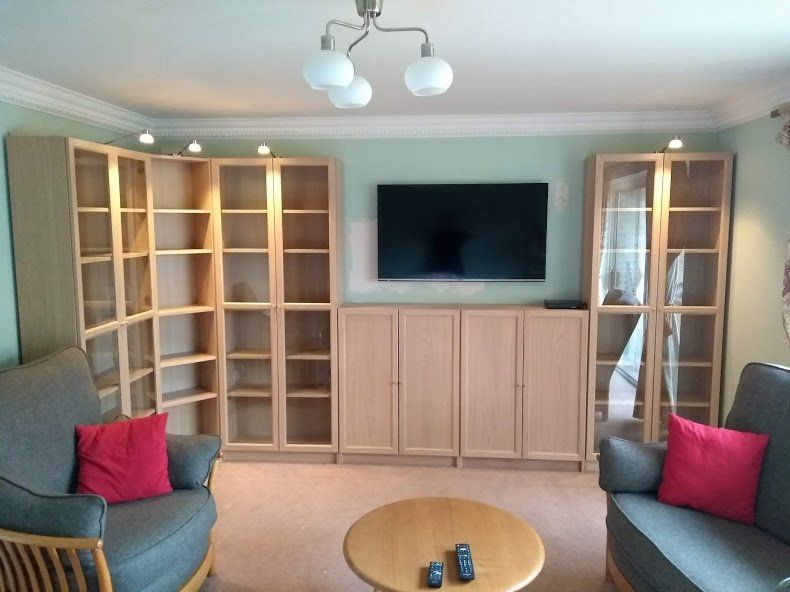 Wall mounted TV in Edinburgh