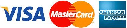 Visa I Mastercard I American Express