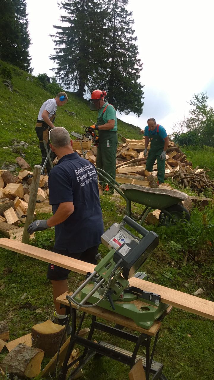 Heute haben wir Maschinen, die die Arbeit erleichtern