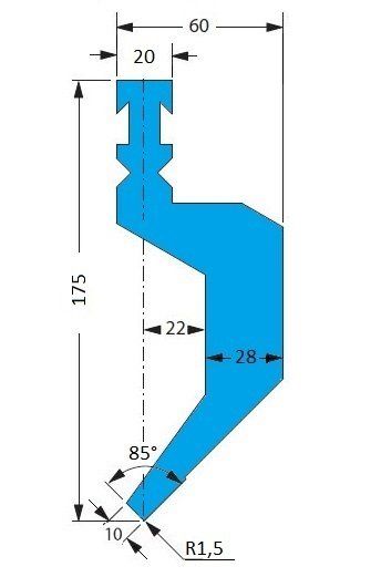 Abkantwerkzeuge Typ Bystronic