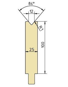 Unterwerkzeug V12 84°