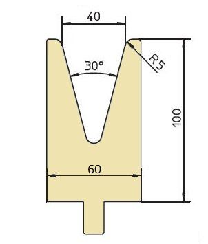 Matrize 30° V40