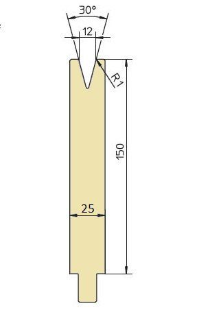 V12-Matrize hoch