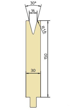 hohes Unterwerkzeug V16