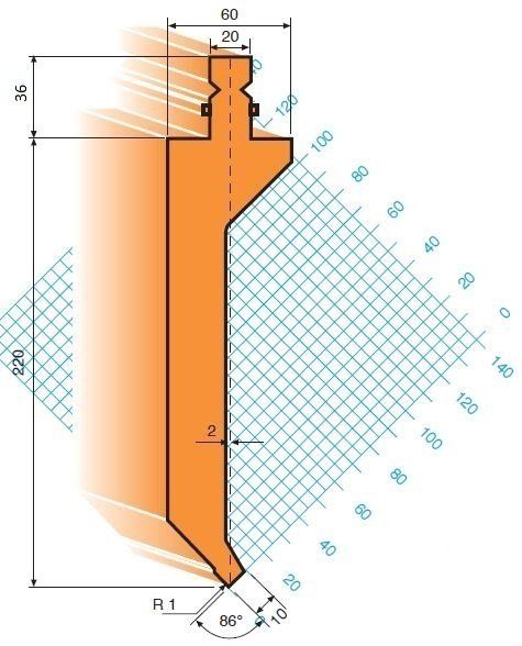 Abkantwerkzeug Typ Trumpf GWP-T201S