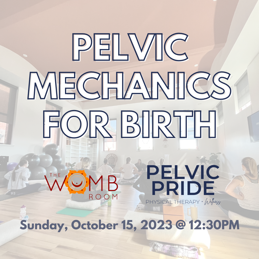 flyer for prenatal yoga workshop