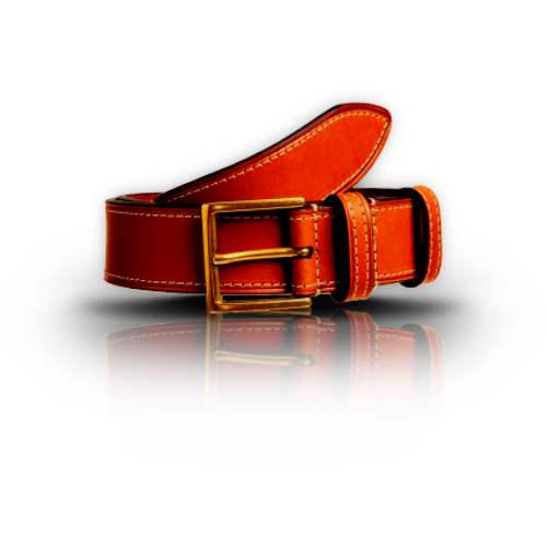 An example of an e-commerce Belt - product image that has been retouched and edited. The image shows a belt that has been improved with professional-quality retouching and editing techniques, such as color correction, background removal, and shadow and lighting adjustments. The result is a high-quality product image that can help increase sales and enhance the customer experience.