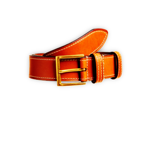 An example of an e-commerce  product image that has been retouched and edited. The image shows a belt that has been improved with professional-quality retouching and editing techniques, such as color correction, background removal, and shadow and lighting adjustments. The result is a high-quality product image that can help increase sales and enhance the customer experience.