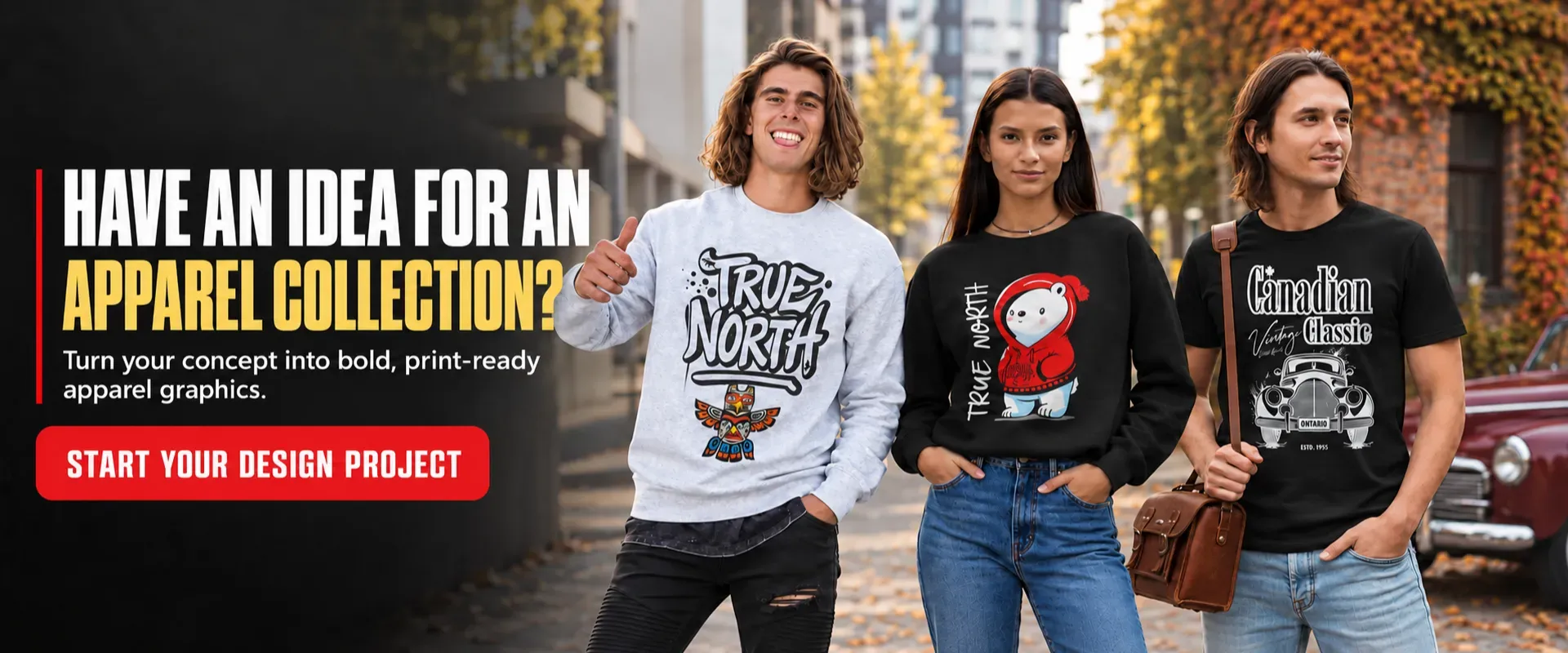 Unity Block Shop apparel graphics promoting custom clothing design services from NAS GraphicX Studio.