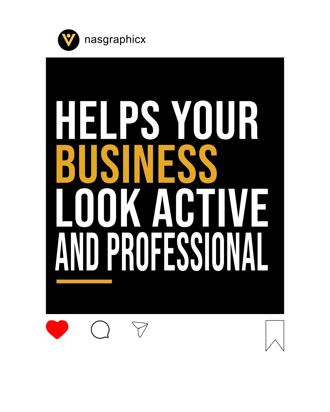 social media design Helps customers identify your business quickly